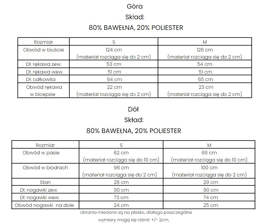 Komplet damski Olavoga Blum 2023 S M szary pomarańczowy