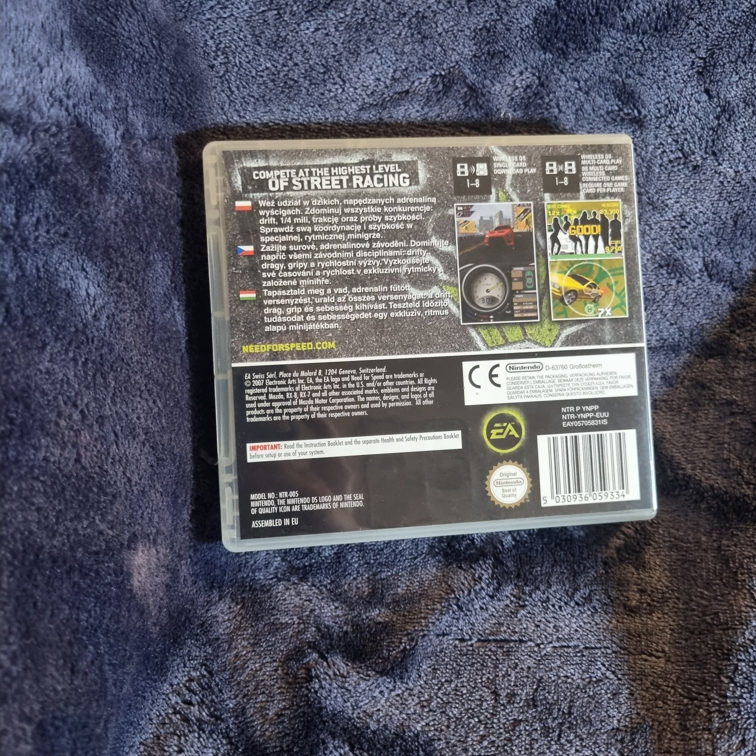 Need For Speed Pro Street Nintendo DS Polskie wydanie