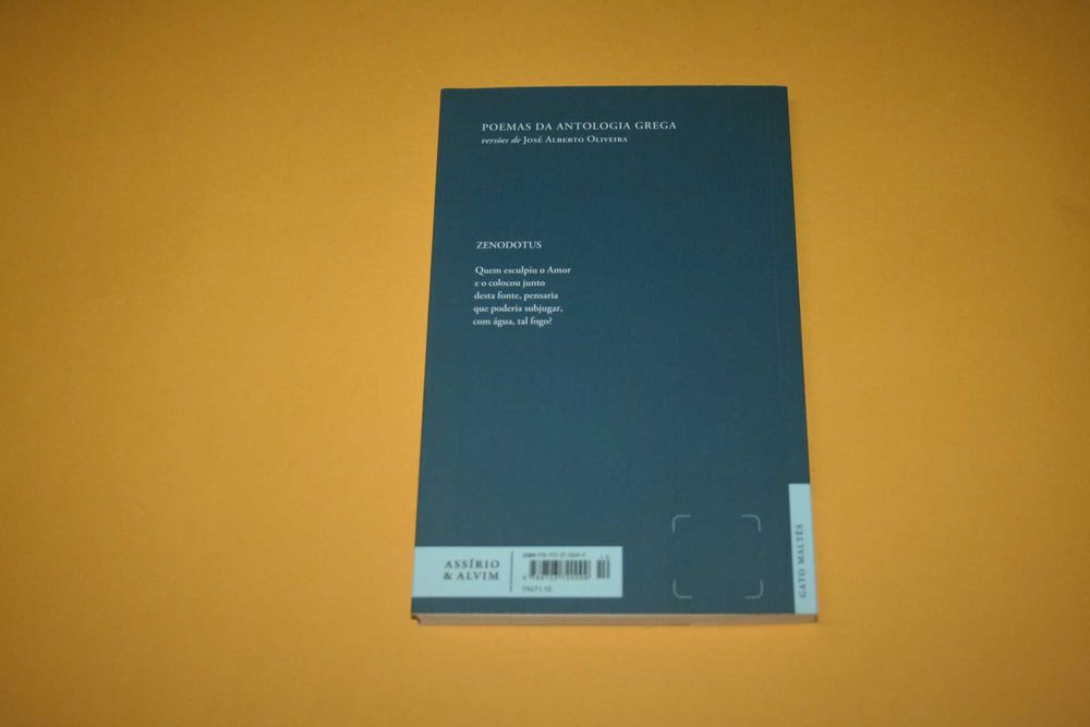 [] Poemas da Antologia Grega, José Alberto Oliveira