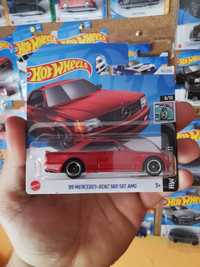 Mercedes SEC AMG hot wheels czerwony