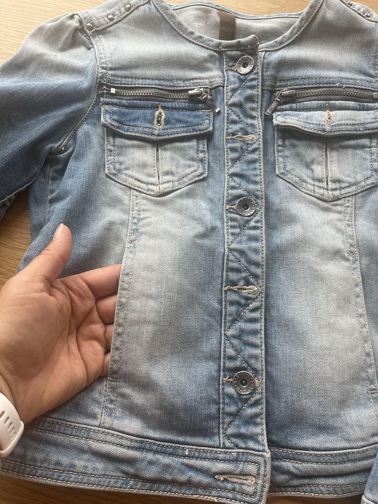 Kurtka jeansowa dla dziewczynki Benetton