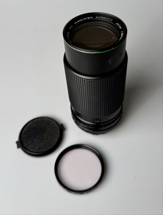 Hanimex automatic zoom c-macro 80-200/4.5 байонет canon fd