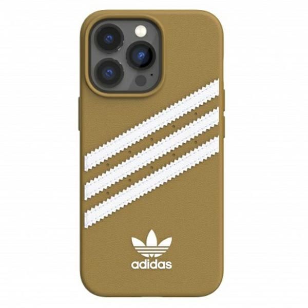 Etui na Telefon Adidas OR Moulded PU iPhone 13 Pro / 13, Beżowo-Złoty