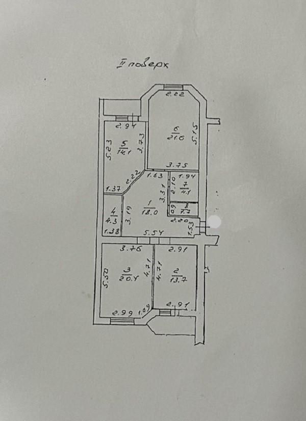 Продам 3-комн. в кирпичном доме на Заболотного/Семена Палия (028-446)