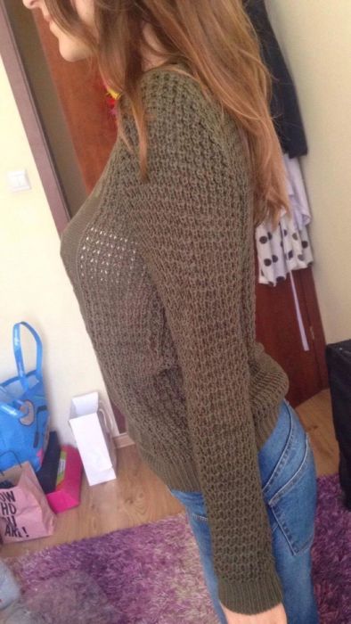 Nowy Sweterek khaki