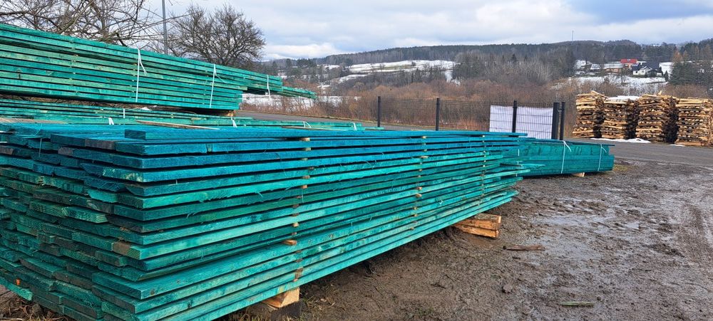 Kantówka dachowa, więźba dachowa, deski szalunkowe, łaty, kontrłaty