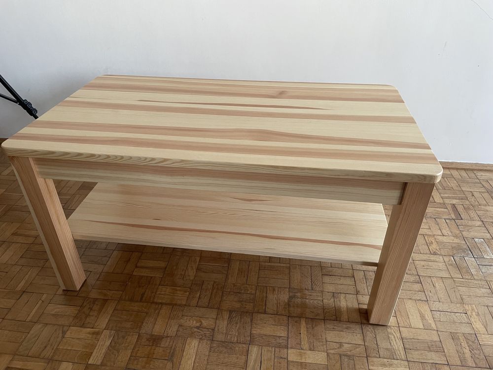 ława stół drewniania sosnowy sosno drewno nowa 110/60/55