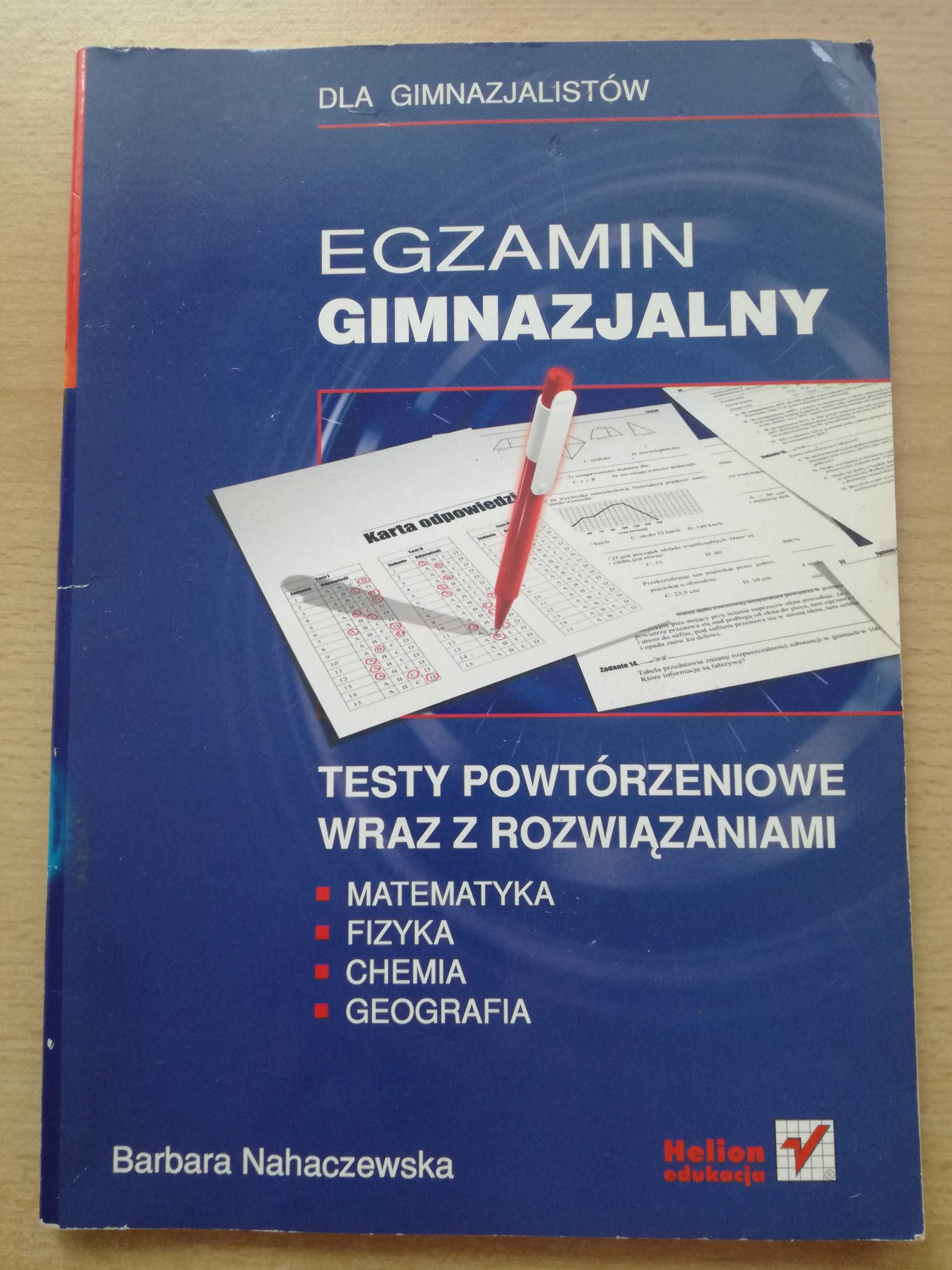 Egzamin gimnazjalny, Testy powtórzeniowe.