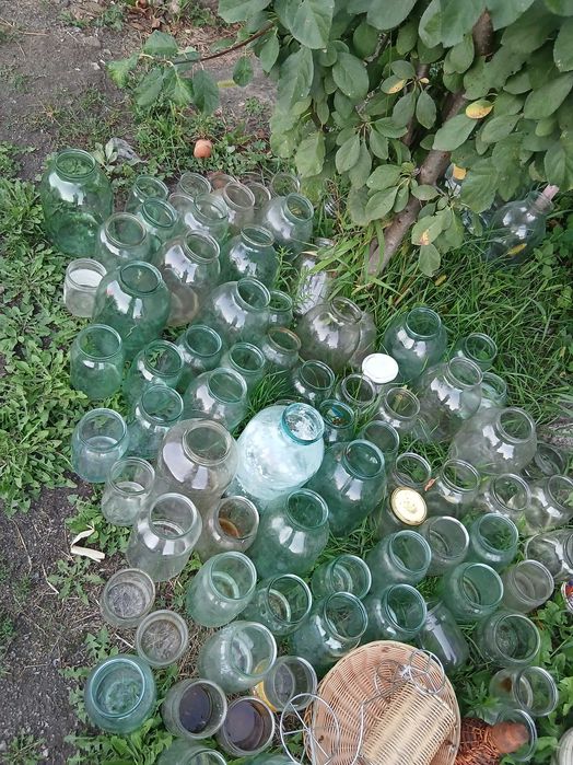 Банки 3л, 1л, 0,5л, б/у