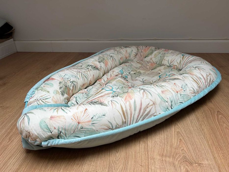 Kokon niemowlęcy La Millou Boho Girl - AUDREY MINT VELVET