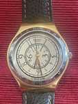 Relogio Swatch pulseira couro