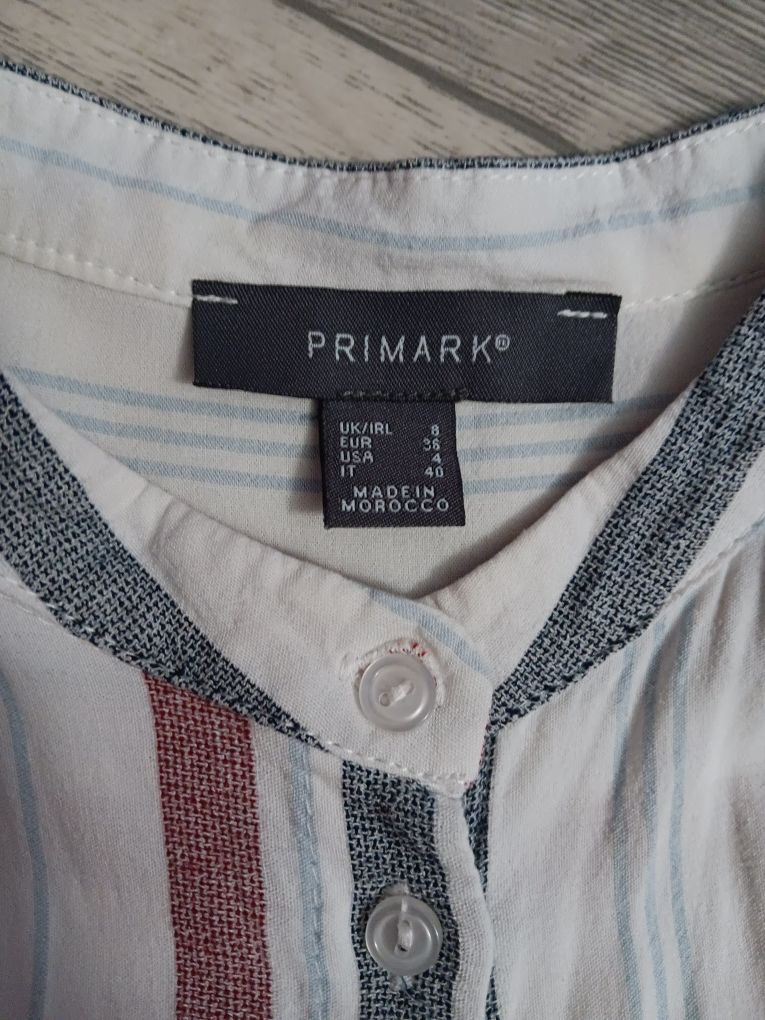 Biała koszula z rozcięciem Primark