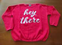 Camisola malha vermelha Benetton para menina 9 anos