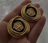 Рідкісні вінтажні кліпси Versace  18K