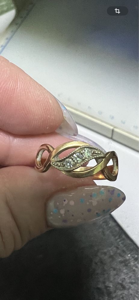 Кольцо советское бриллианты
