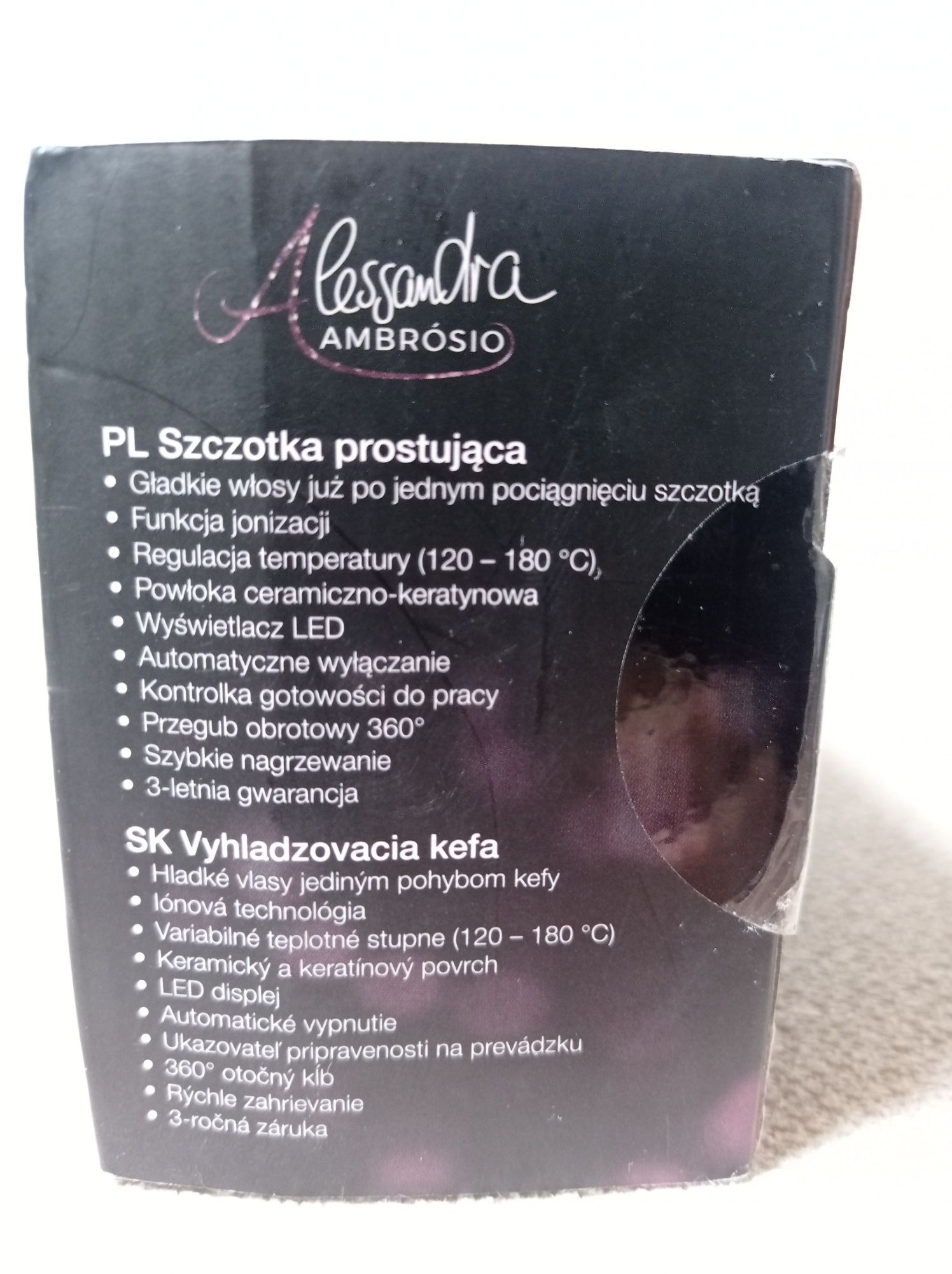 Szczotka prostująca z jonizacją Alessandra Ambrosio