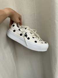 Trampki platform Convere All Star kropki groszki polka dots