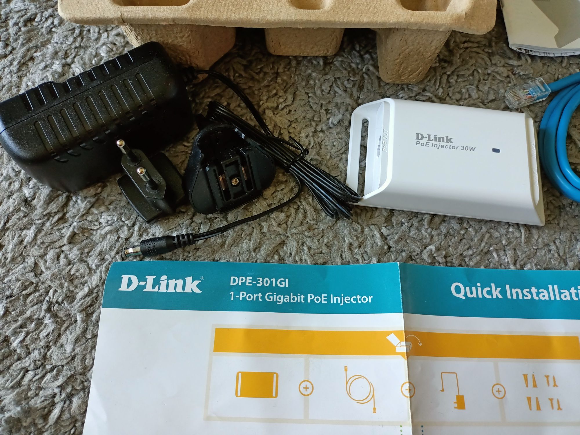 D-Link DPE-301GI Gigabit PoE Injector