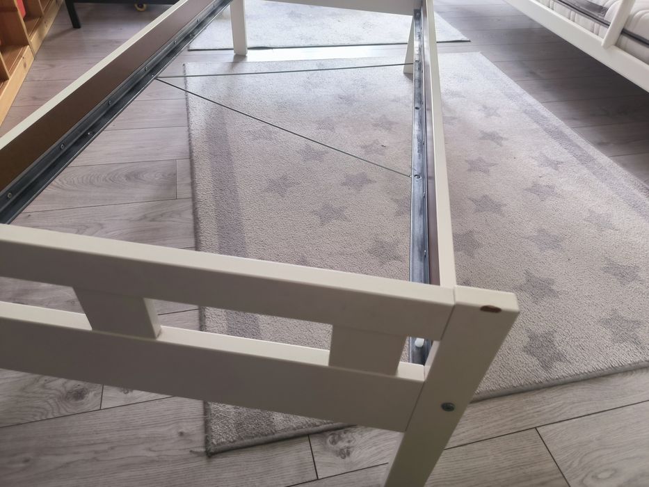 Cama IKEA KRITTER branco 70x160 cm