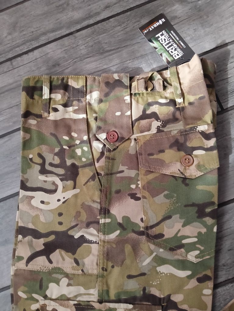 Spodnie moro Kombat, spodnie militarne wojskowe, bojówki, r. M/L