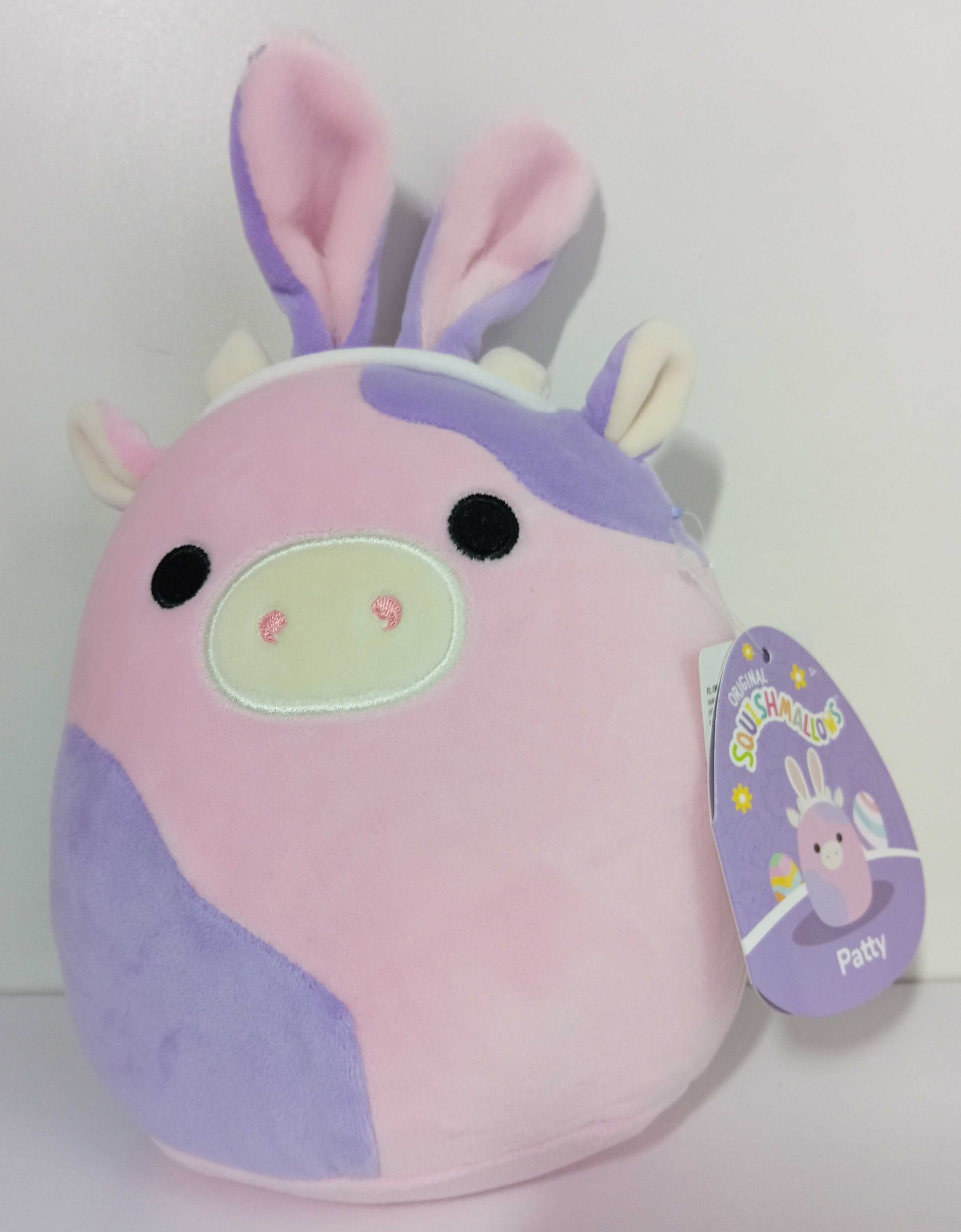 Nowa maskotka świnka squishmallows 19 cm Wielkanoc