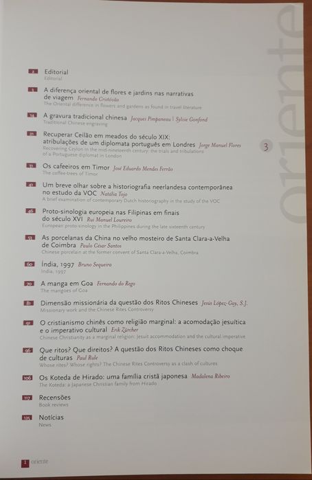 Revista Oriente - n⁰ 3