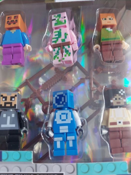 ZESTAW FIGUREK MINECRAFT XXL 12 szt Ludziki Klocki Pasują do LEGO