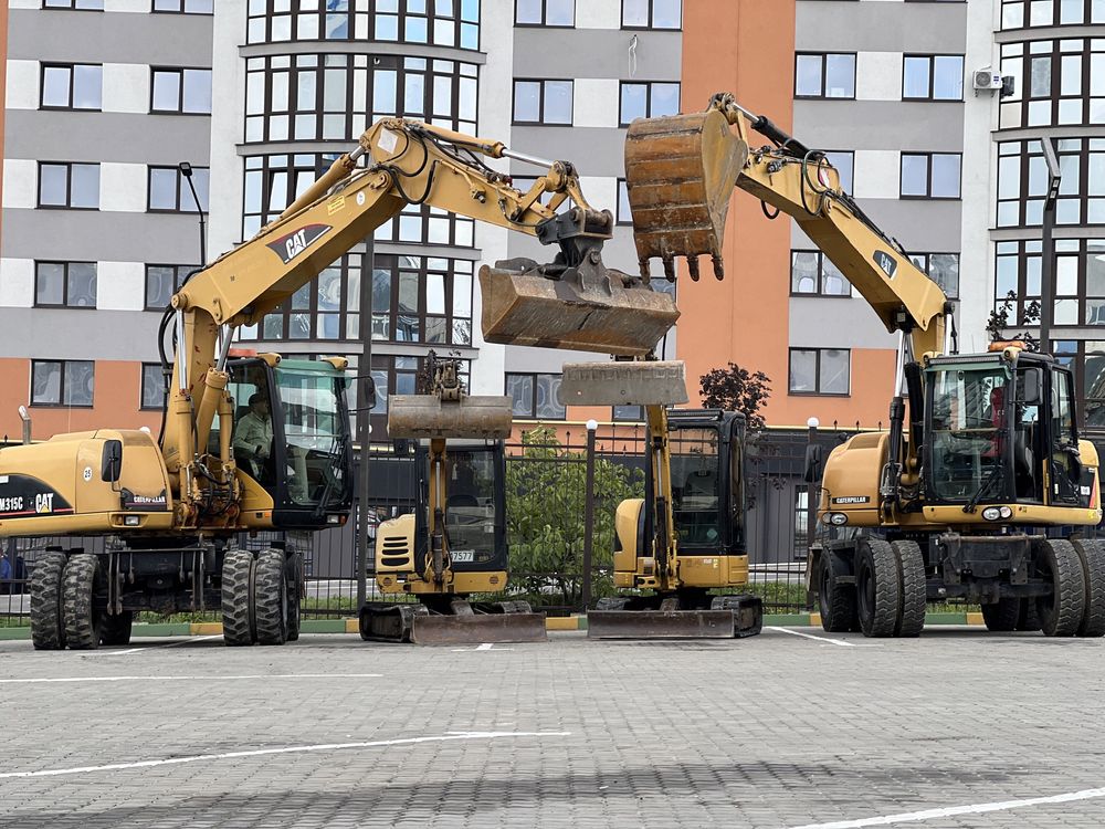 оренда послуги міні екскаватора CAT 303c