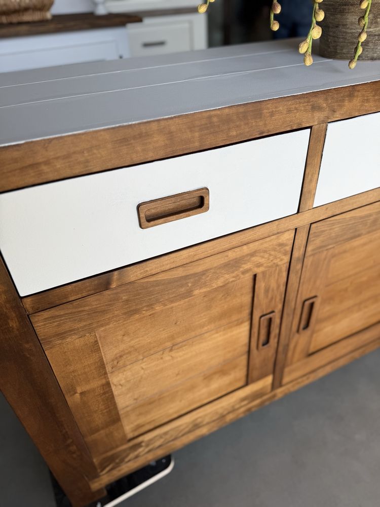 WYPRZEDAZ!!! komoda drewniana cottage boho rustykalna 160