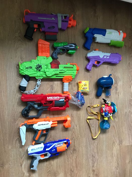 Пистолеты Nerf Revreaper , super soaker, разные водяные пистолеты