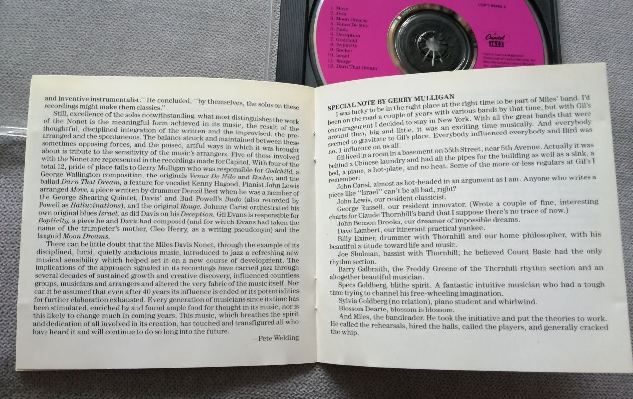 Miles Davis - Birth Of The  CD