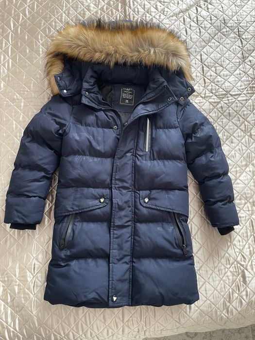 Zimowa kurtka parka chłopięca