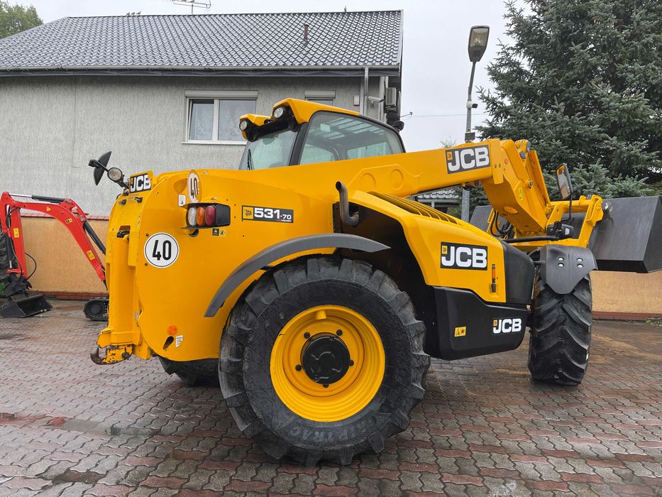 Ładowarka teleskopowa Jcb 531-70 AGRI_2017 ROK_Klima_5600 MTG_Piękna!