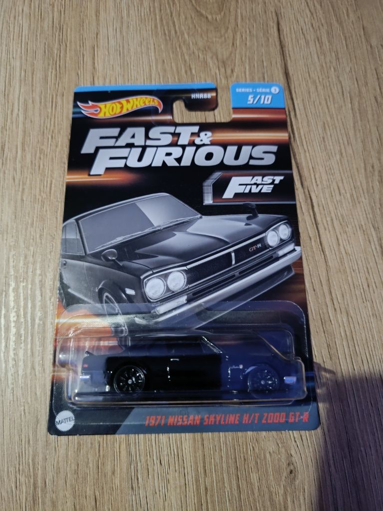 Hot wheels fast furious 1971 Nissan Skyline H/T 2000 GT-R