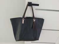 Shopper granatowy Zara