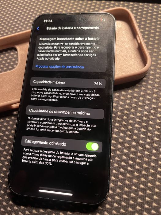 Iphone 13 , 128gb Midnight Blue , muito estimado