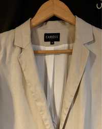 Blazer bege 100% linho, Caroll, 38 de tamanho.40€