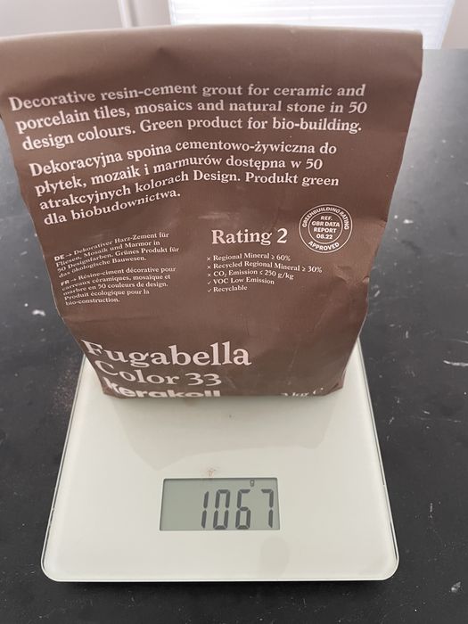 Fuga Fugabella Color 33 Kerakoll brązowa