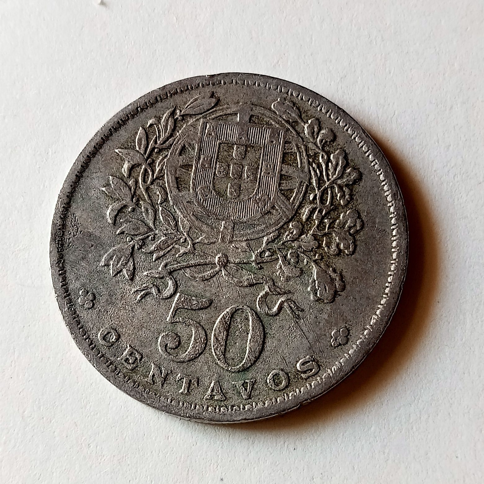 Moeda 50 centavos 1957