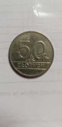 50 zł z 1990 monety PRL