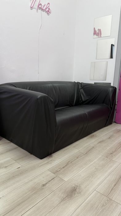 Skórzana kanapa bez funkcji spania