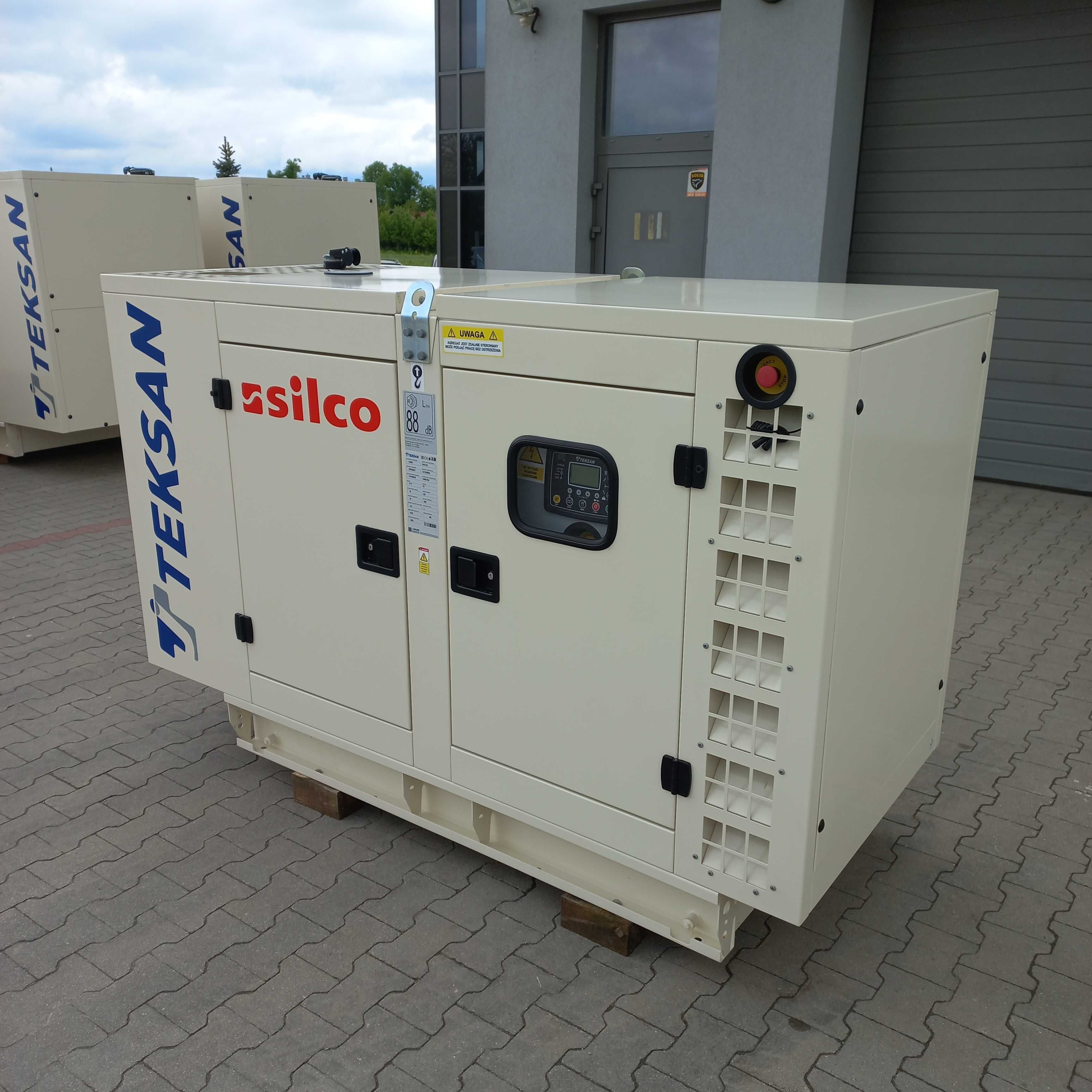 Agregat prądotwórczy 33 kVA 26,4 kW diesel electronic SILCO Gdańsk