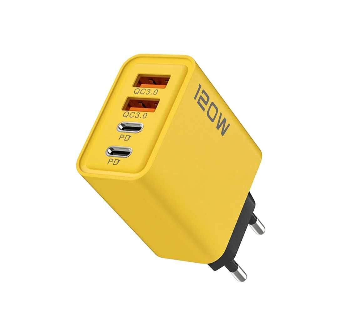 4-portowa ładowarka USB C PD Szybkie ładowanie 3.0 Typ C 120W