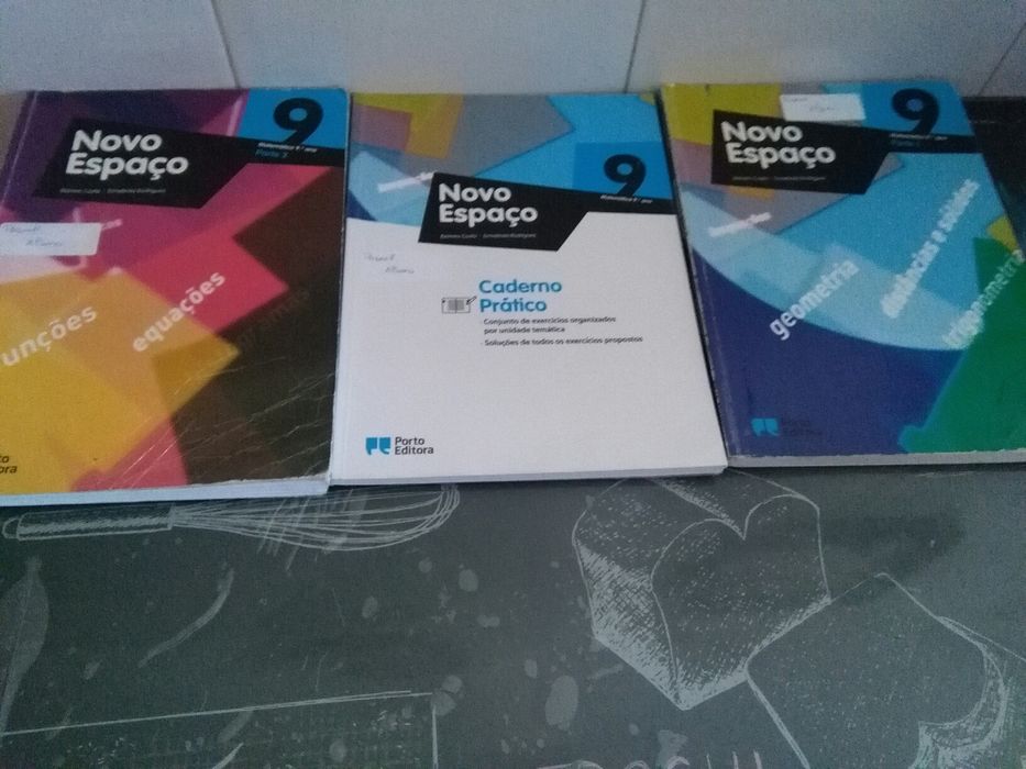 Cadernos de Actividades e Manuais 6 °,  7°, 8º, 9° ,10 ° e 11° Ano