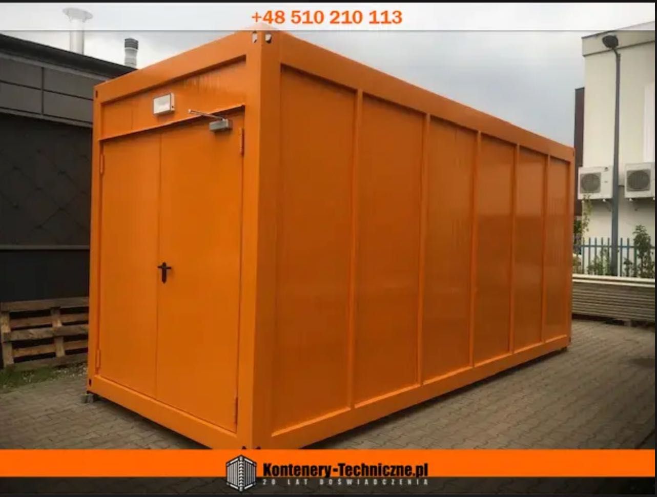 Kontener Dwumodułowy Przepompownia Przeciwpożarowa 5,0m X 5,0m X 2,8m
