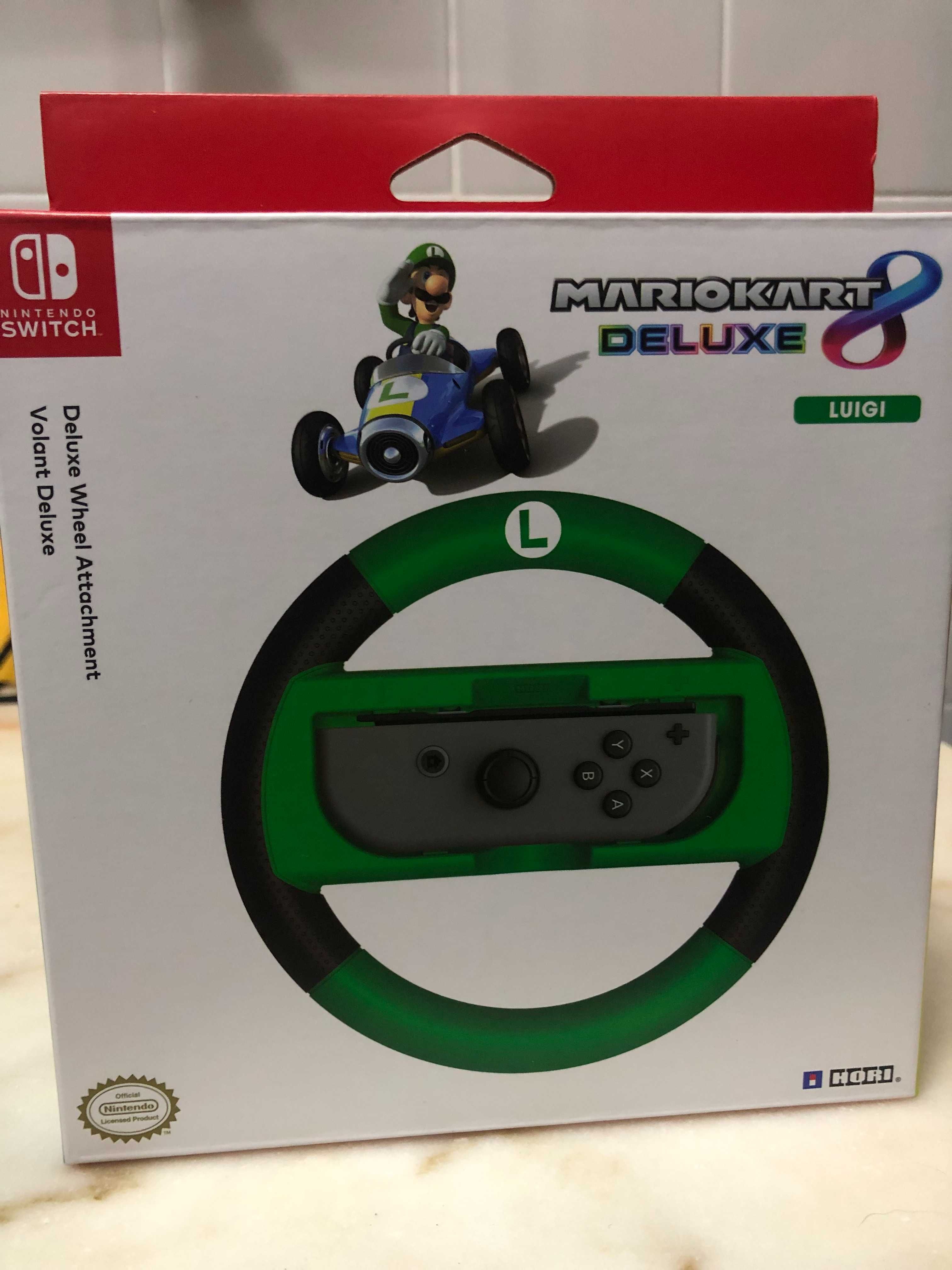 Volante Mario Kart 8 Deluxe Mario e Luigi - Novo - Nintendo Switch