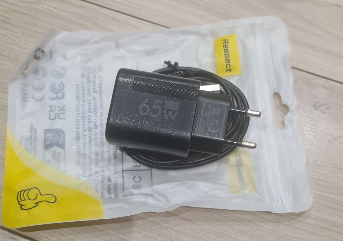 Сетевое зарядное устройство 65W с кабелем micro Usb