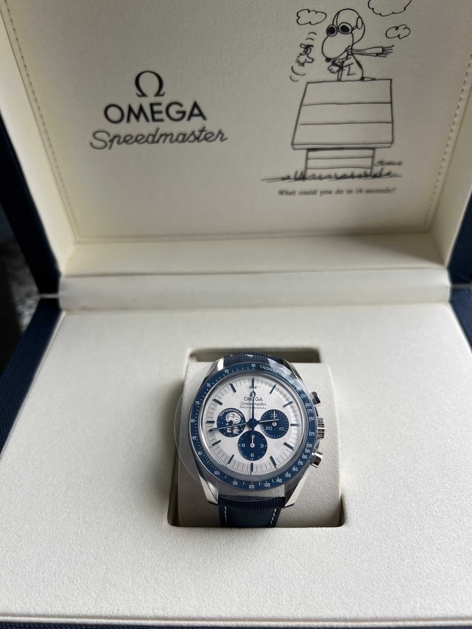 Omega Speedmaster 50th Anniversary 'Silver Snoopy Award'