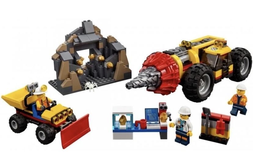LEGO City, klocki Ciężkie wiertło górnicze, 60186