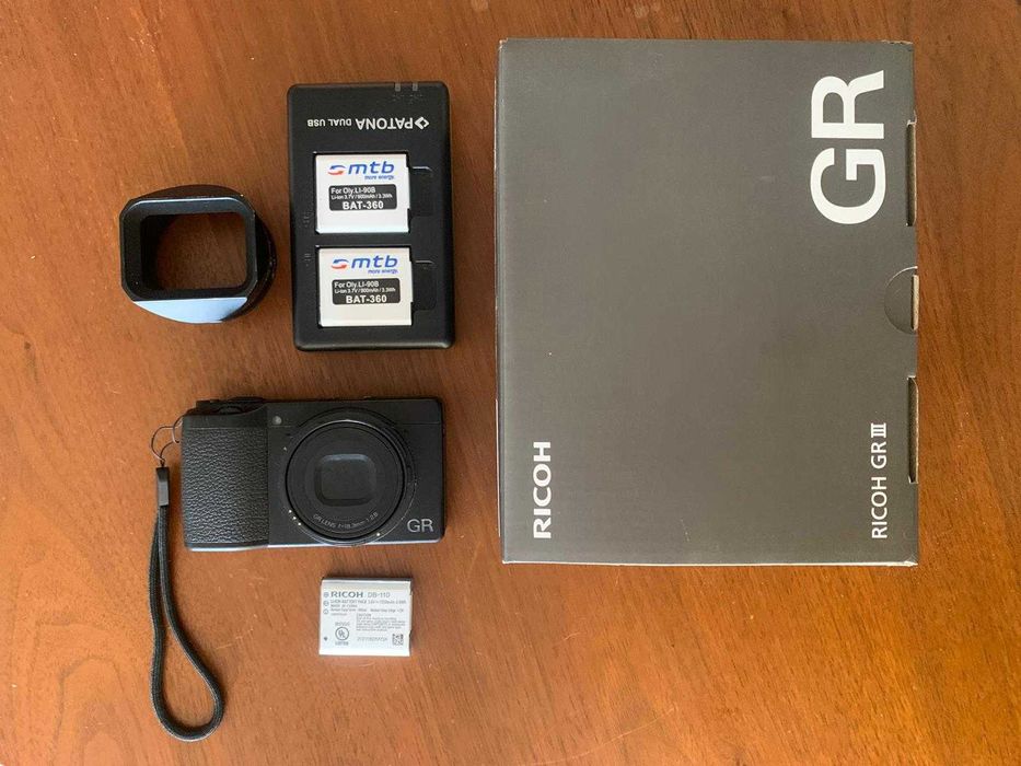 Ricoh gr III 3 com um ano